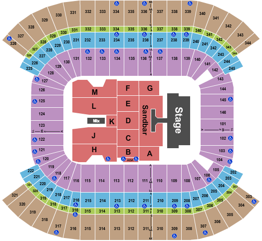 Cma Music Fest 2018 Seating Chart